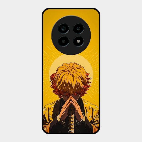 Sleepy Slayer Glass Case Cover For Realme 13 Pro Plus 5G