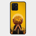 Sleepy Slayer Glass Case Cover For Realme 9I 5G