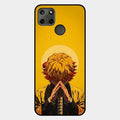 Sleepy Slayer Glass Case Cover For Realme C25Y