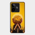 Sleepy Slayer Glass Case Cover For Realme Gt 7 5G