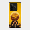 Sleepy Slayer Glass Case Cover For Realme Gt 7 Pro