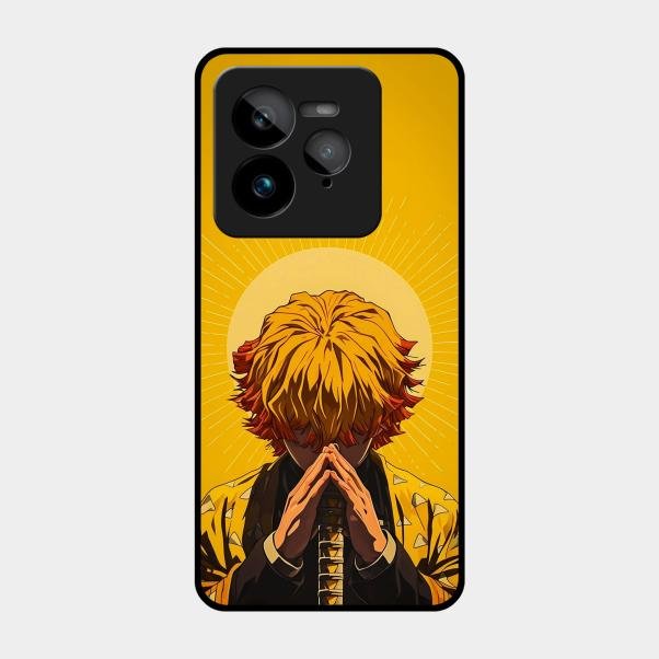 Sleepy Slayer Glass Case Cover For Realme Gt 7 Pro