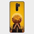 Sleepy Slayer Glass Case Cover For Redmi 9 Prime