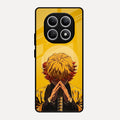 Sleepy Slayer Glass Case Cover For Redmi Note 15 5G