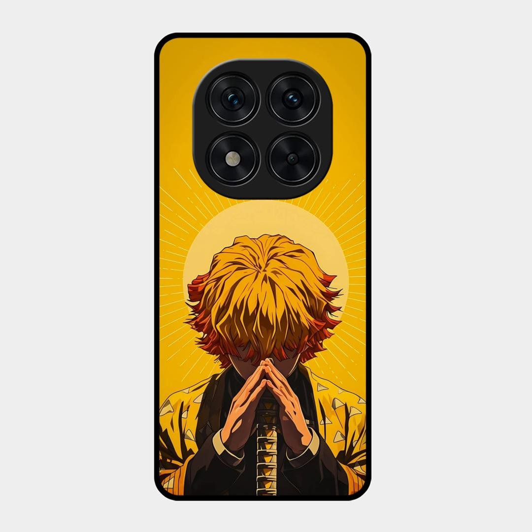 Sleepy Slayer Glass Case Cover For Redmi Note 15 Pro 5G