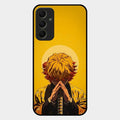Sleepy Slayer Glass Case Cover For Samsung Galaxy A34 5G