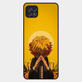 Sleepy Slayer Glass Case Cover For Samsung Galaxy F42 5G