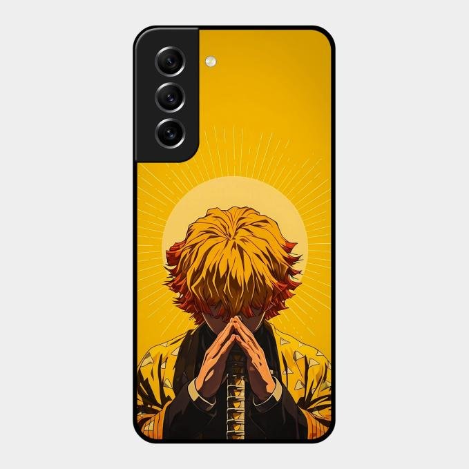 Sleepy Slayer Glass Case Cover For Samsung Galaxy S21 Fe 5G