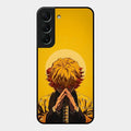 Sleepy Slayer Glass Case Cover For Samsung Galaxy S22 5G