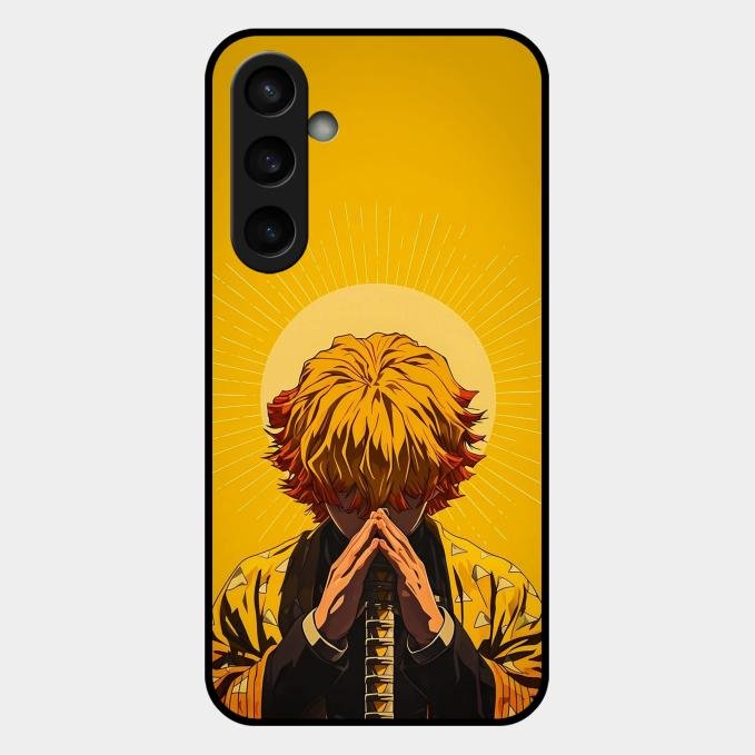 Sleepy Slayer Glass Case Cover For Samsung Galaxy S23 Fe 5G