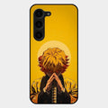 Sleepy Slayer Glass Case Cover For Samsung Galaxy S23 Plus 5G