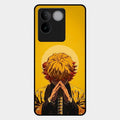 Sleepy Slayer Glass Case Cover For Vivo T2 Pro 5G