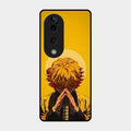 Sleepy Slayer Glass Case Cover For Vivo T3 Ultra