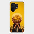 Sleepy Slayer Glass Case Cover For Vivo T4 Pro 5G