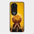 Sleepy Slayer Glass Case Cover For Vivo T4 Ultra 5G