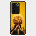 Sleepy Slayer Glass Case Cover For Vivo V27 Pro 5G