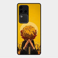 Sleepy Slayer Glass Case Cover For Vivo V30 Pro 5G