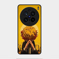 Sleepy Slayer Glass Case Cover For Vivo X200 Pro 5G