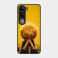 Sleepy Slayer Glass Case Cover For Vivo Y300 5G