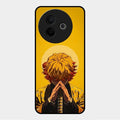 Sleepy Slayer Glass Case Cover For Vivo Y39 5G