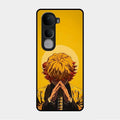 Sleepy Slayer Glass Case Cover For Vivo Y400 Pro 5G