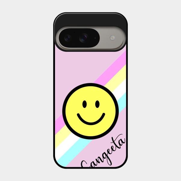 Smiley Glass Case Cover For Google Pixel 9 5G