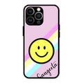 Smiley Glass Case Cover For iPhone 13 Pro