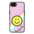 Smiley Glass Case Cover For iPhone 16e