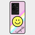 Smiley Glass Case Cover For Iqoo 11 5G