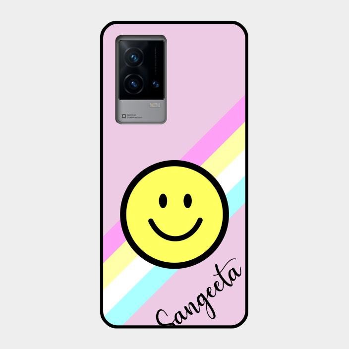 Smiley Glass Case Cover For Iqoo 9 5G
