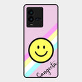 Smiley Glass Case Cover For Iqoo 9T 5G