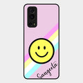 Smiley Glass Case Cover For Iqoo Z3 5G