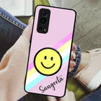Smiley Glass Case Cover For Vivo - ShopOnCliQ