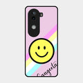 Smiley Glass Case Cover For Iqoo Z9S 5G
