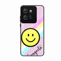 Smiley Glass Case Cover For Motorola Edge 50 Neo