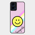 Smiley Glass Case Cover For Motorola G45 5G