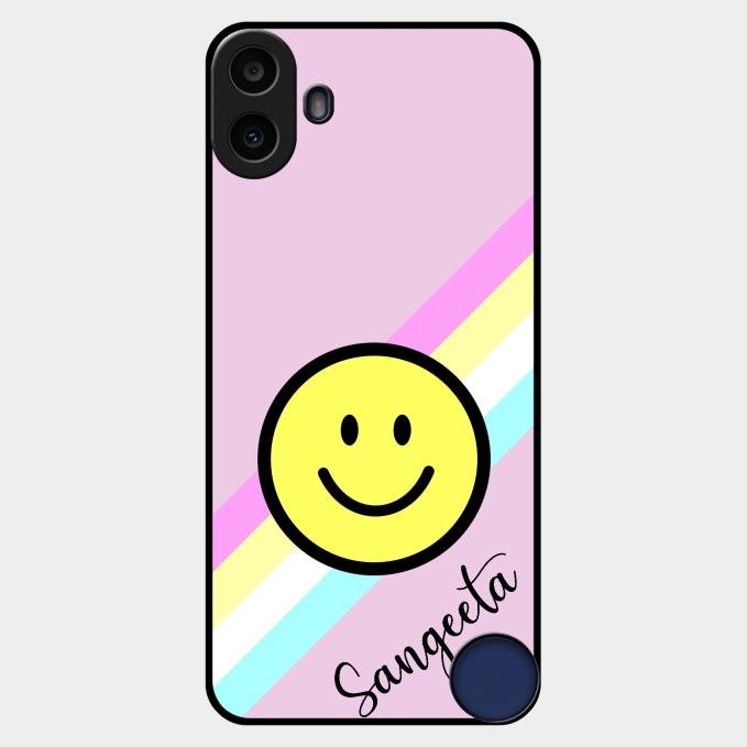 Smiley Glass Case Cover For Nothing Cmf Phone 1