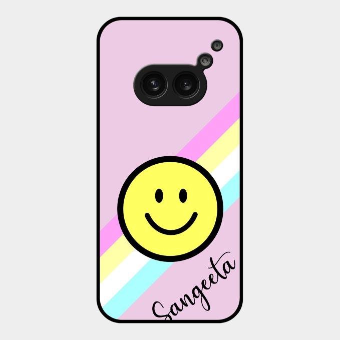 Smiley Glass Case Cover For Nothing Phone 2A 5G