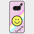 Smiley Glass Case Cover For Nothing Phone 2A Plus