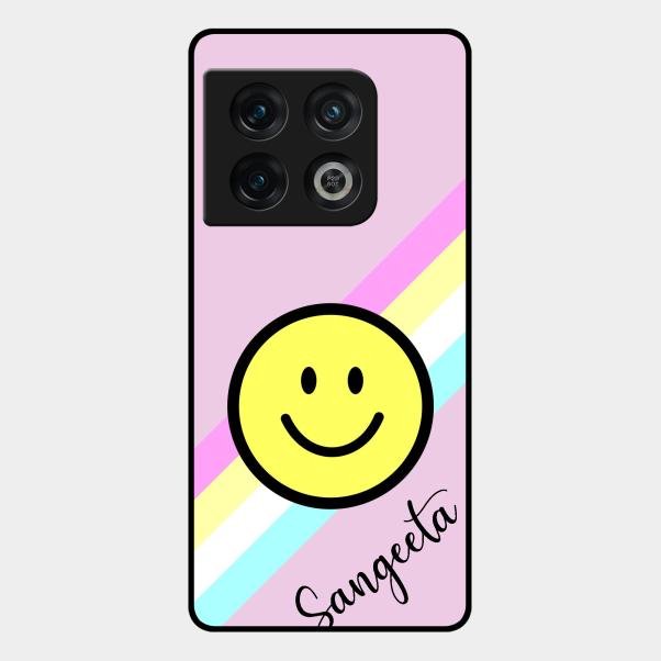Smiley Glass Case Cover For Oneplus 10 Pro 5G