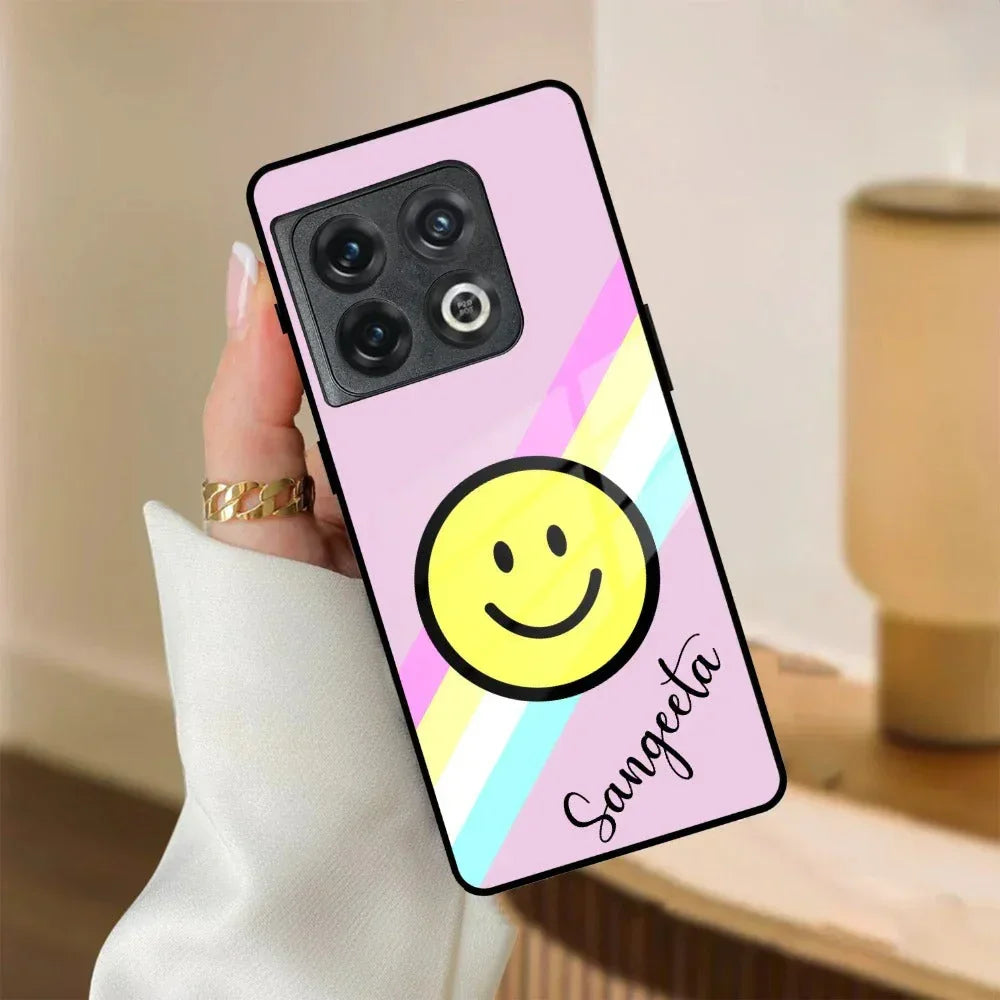 Smiley Glass Case Cover For OnePlus - ShopOnCliQ