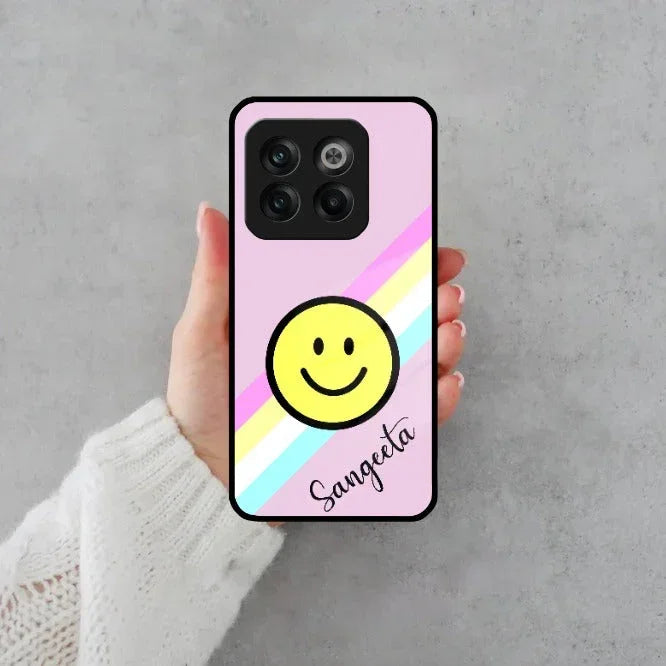 Smiley Glass Case Cover For OnePlus - ShopOnCliQ