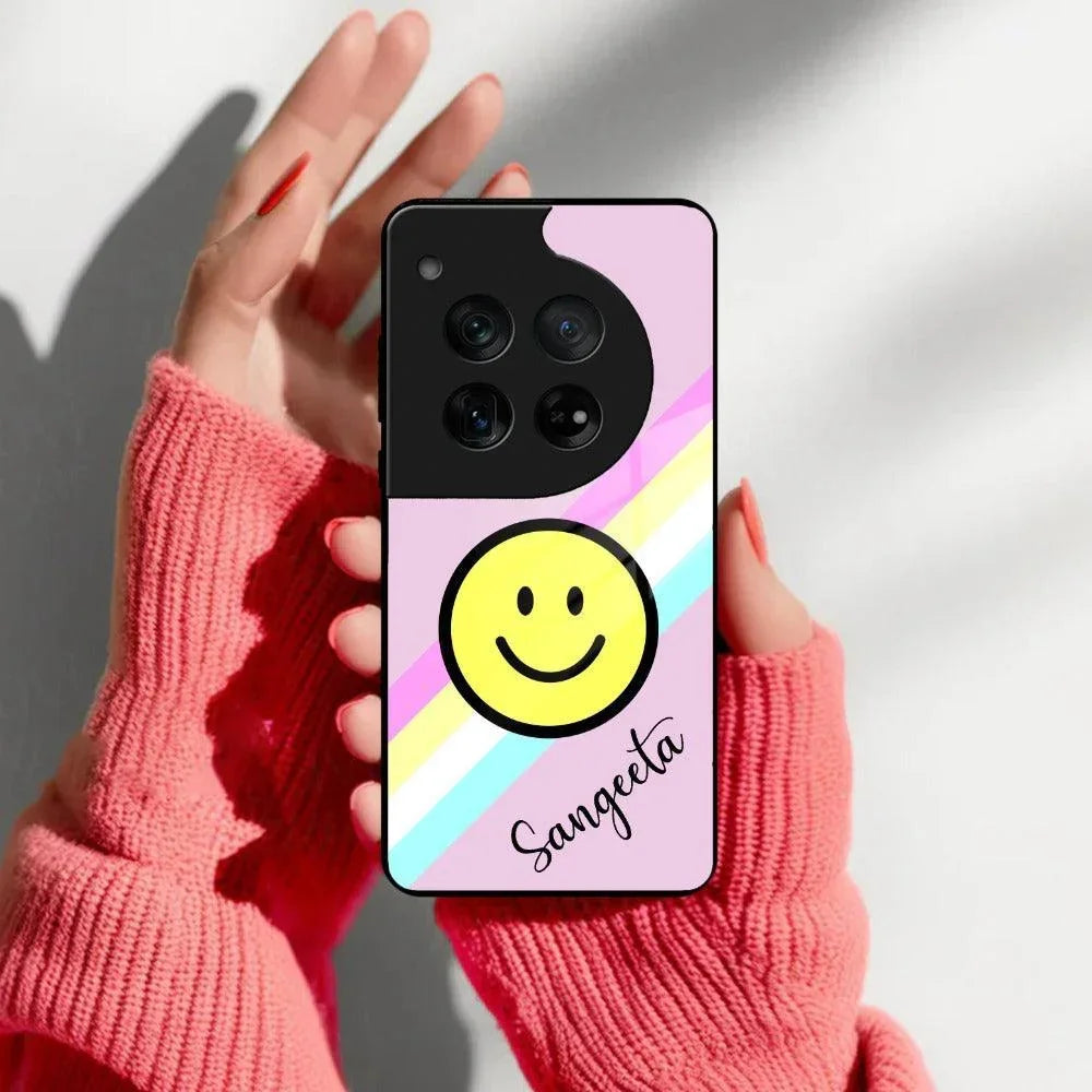 Smiley Glass Case Cover For OnePlus - ShopOnCliQ