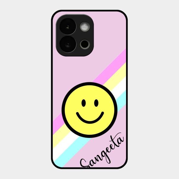 Smiley Glass Case Cover For Oneplus 13S 5G