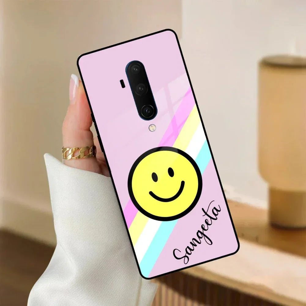 Smiley Glass Case Cover For OnePlus - ShopOnCliQ