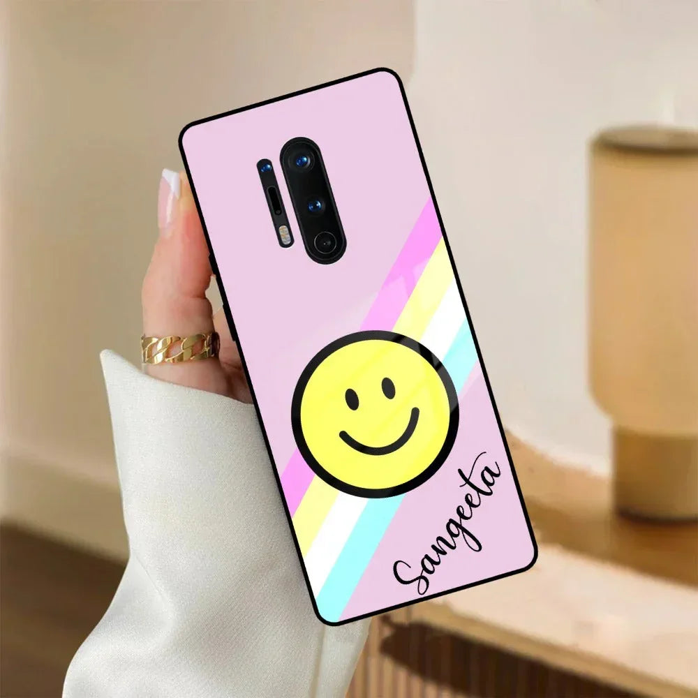 Smiley Glass Case Cover For OnePlus - ShopOnCliQ