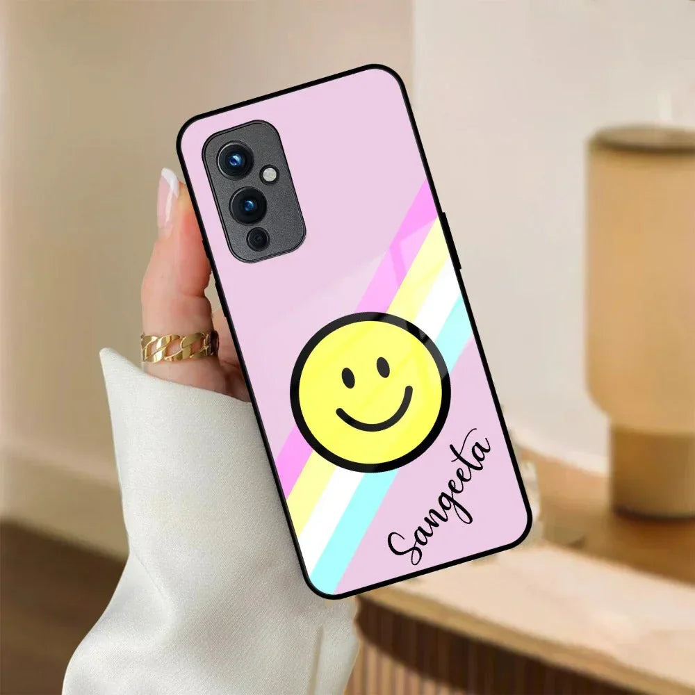 Smiley Glass Case Cover For OnePlus - ShopOnCliQ