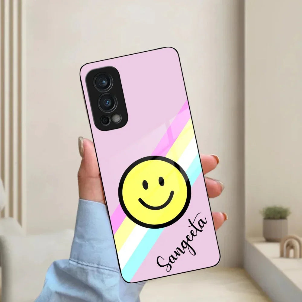Smiley Glass Case Cover For OnePlus - ShopOnCliQ