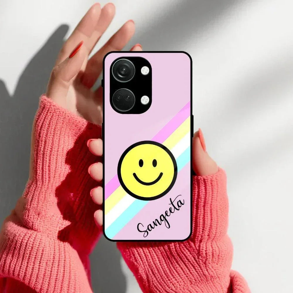 Smiley Glass Case Cover For OnePlus - ShopOnCliQ