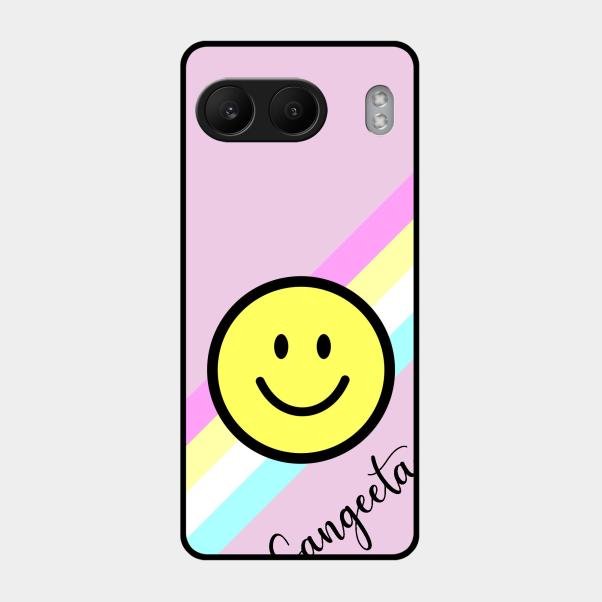 Smiley Glass Case Cover For Oneplus Nord 4 5G